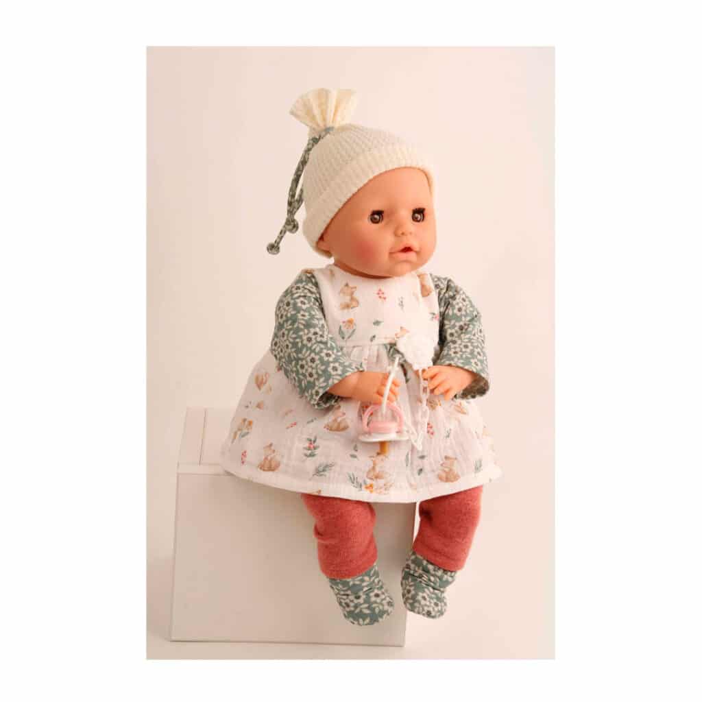 Schildkroet-Puppe-Baby-Amy-mit-braunen-Schlafaugen-Made-in-Germany-Kleid-mit-Fuchs-Motiv-7545304-02