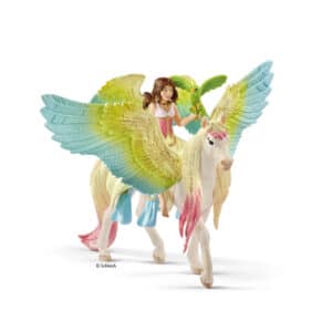 Schleich Elfe Surah mit Glitzer-Pegasus und Papagei