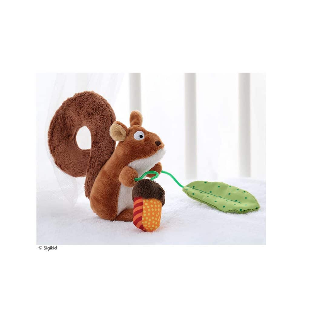 Sigikid Babyspielzeug Anhänger Eichhörnchen