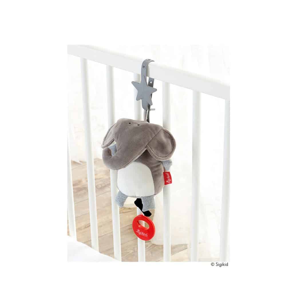 Sigikid Kuscheltier mit Spieluhr Elefant Urban Baby