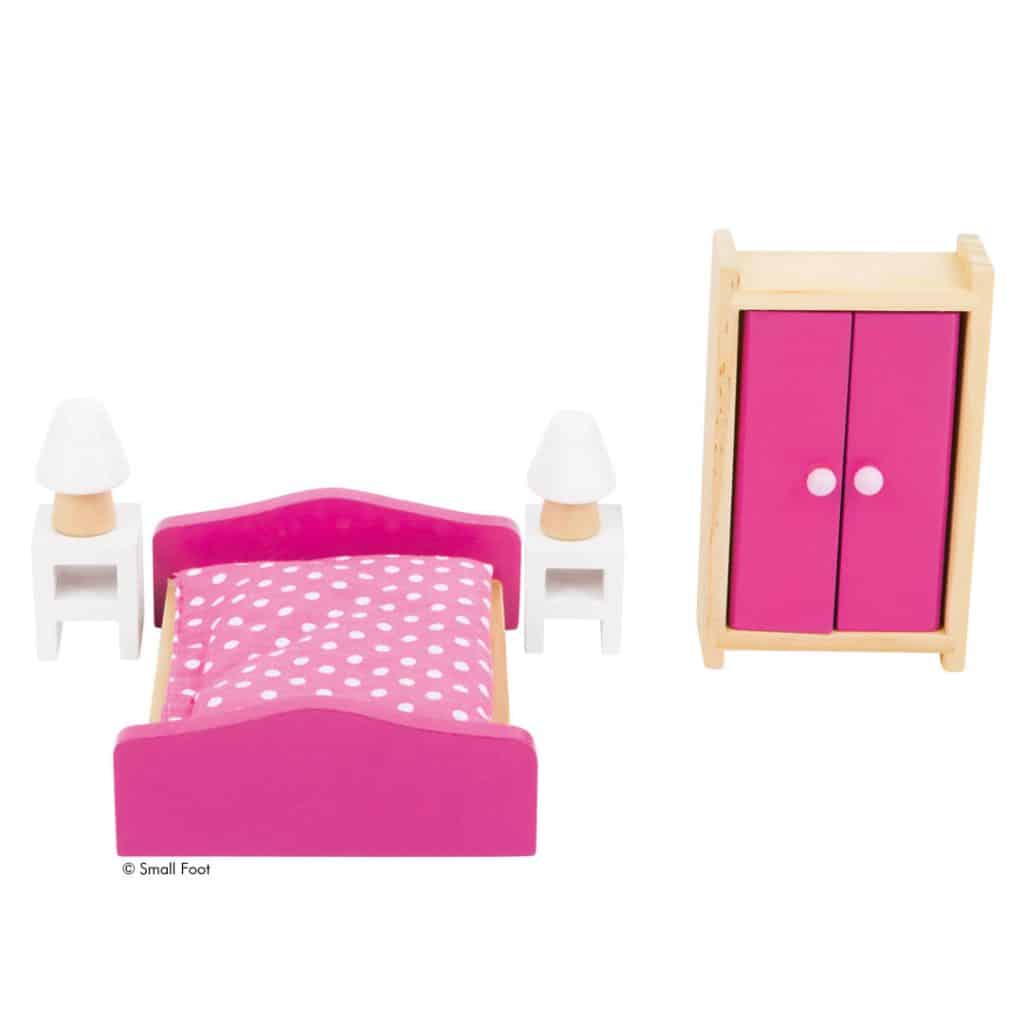 Puppenhaus-Möbel Set Schlafzimmer