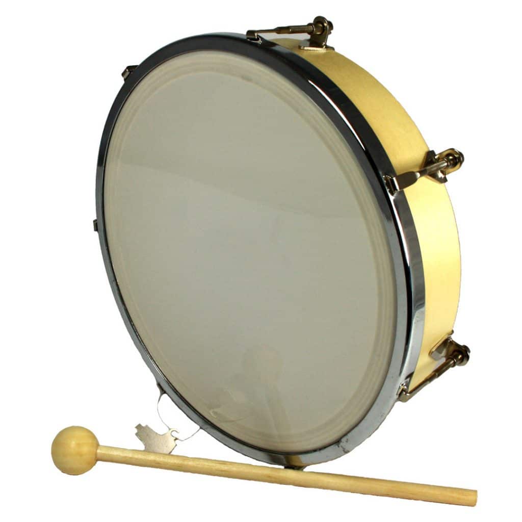 Stimmbares Tamburin mit Kunststofffell