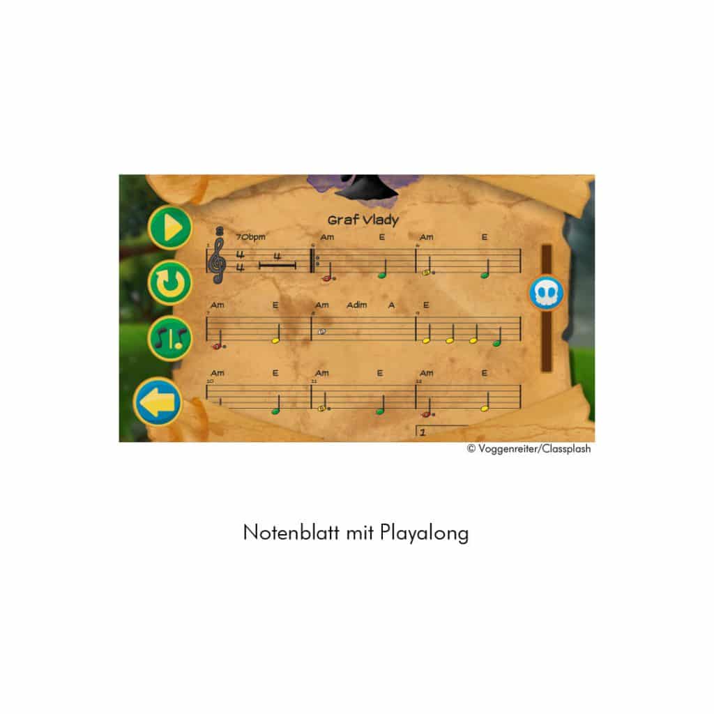 Flute Master Lern-App mit Holz-Blockflöte, barock oder deutsch