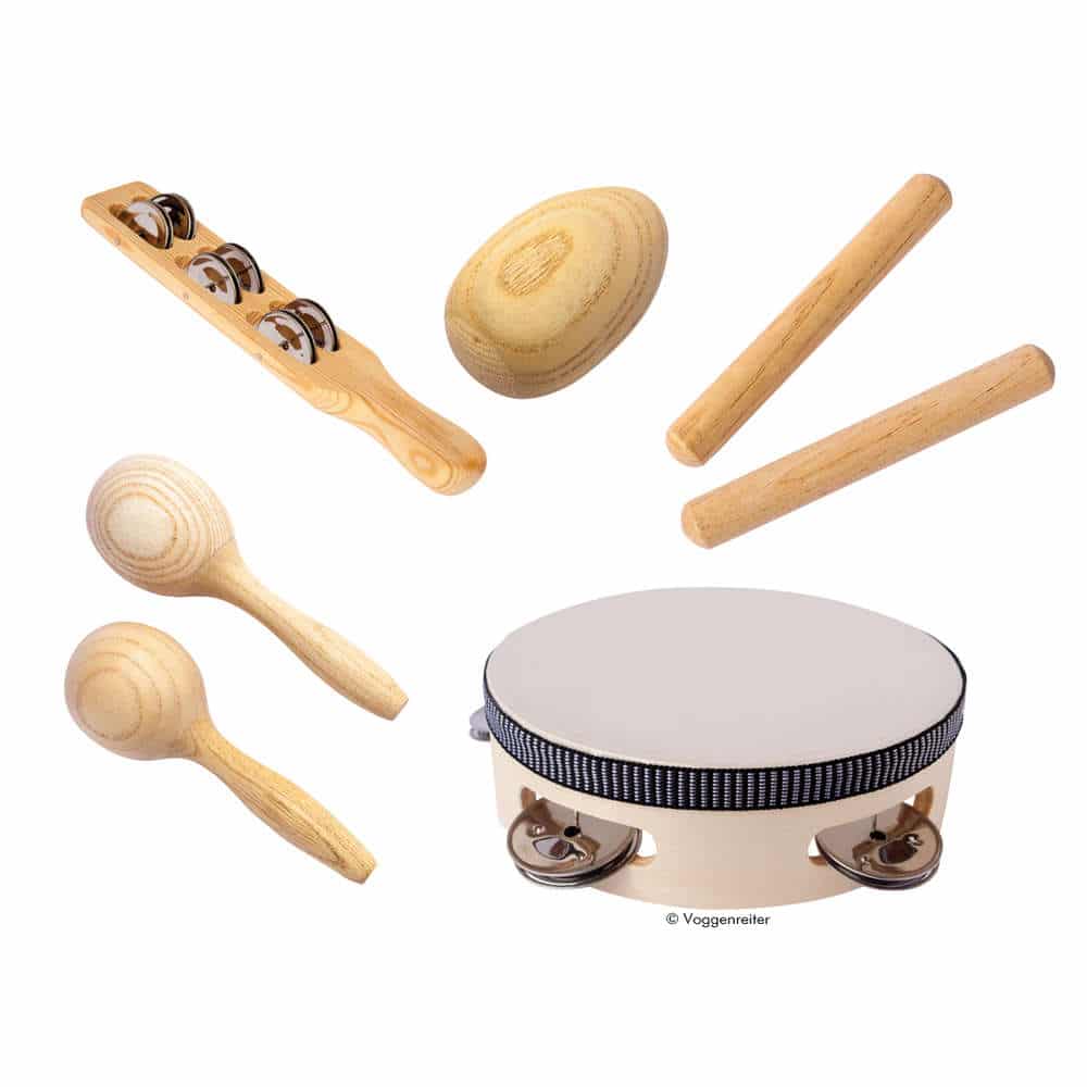 Percussion-Set für Kinder aus Holz, 5-teilig