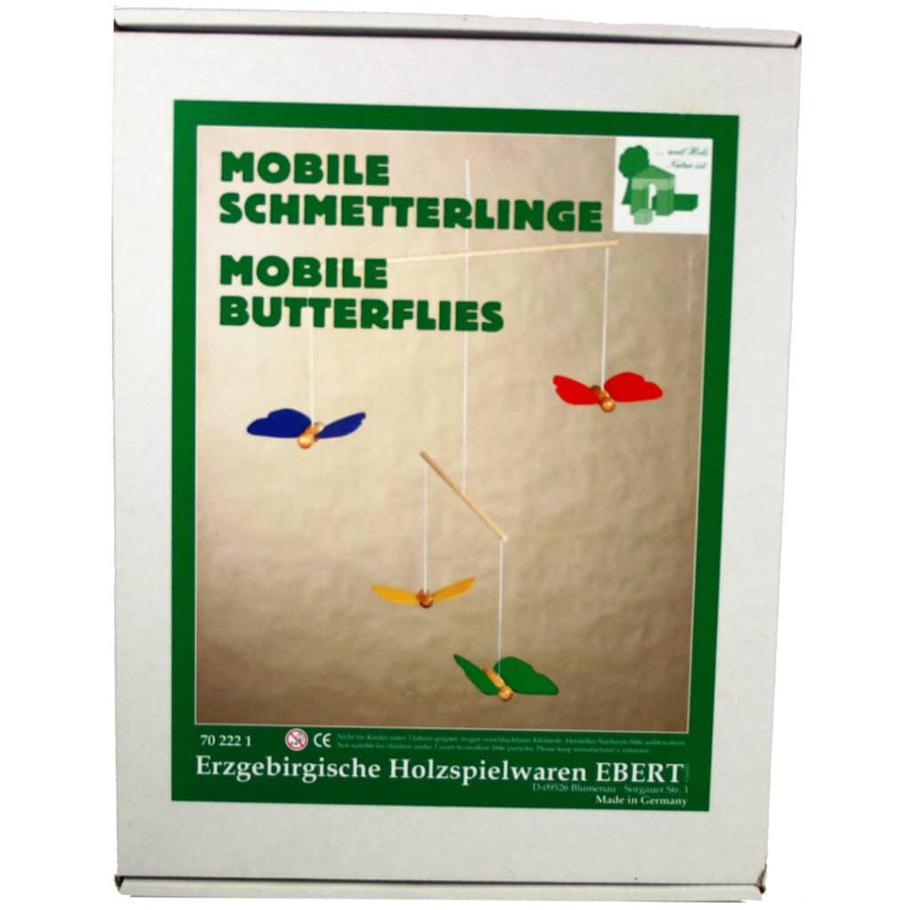 Mobile Schmetterlinge aus Holz
