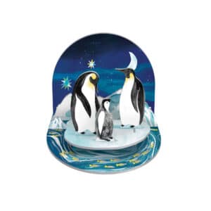 3D Adventsdekoration Pinguin-Familie