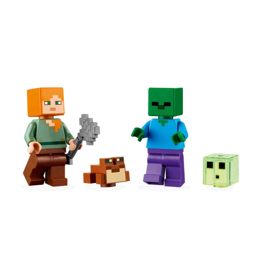LEGO-Minecraft-Baustein-Set-21240-Das-Sumpfabenteuer-02