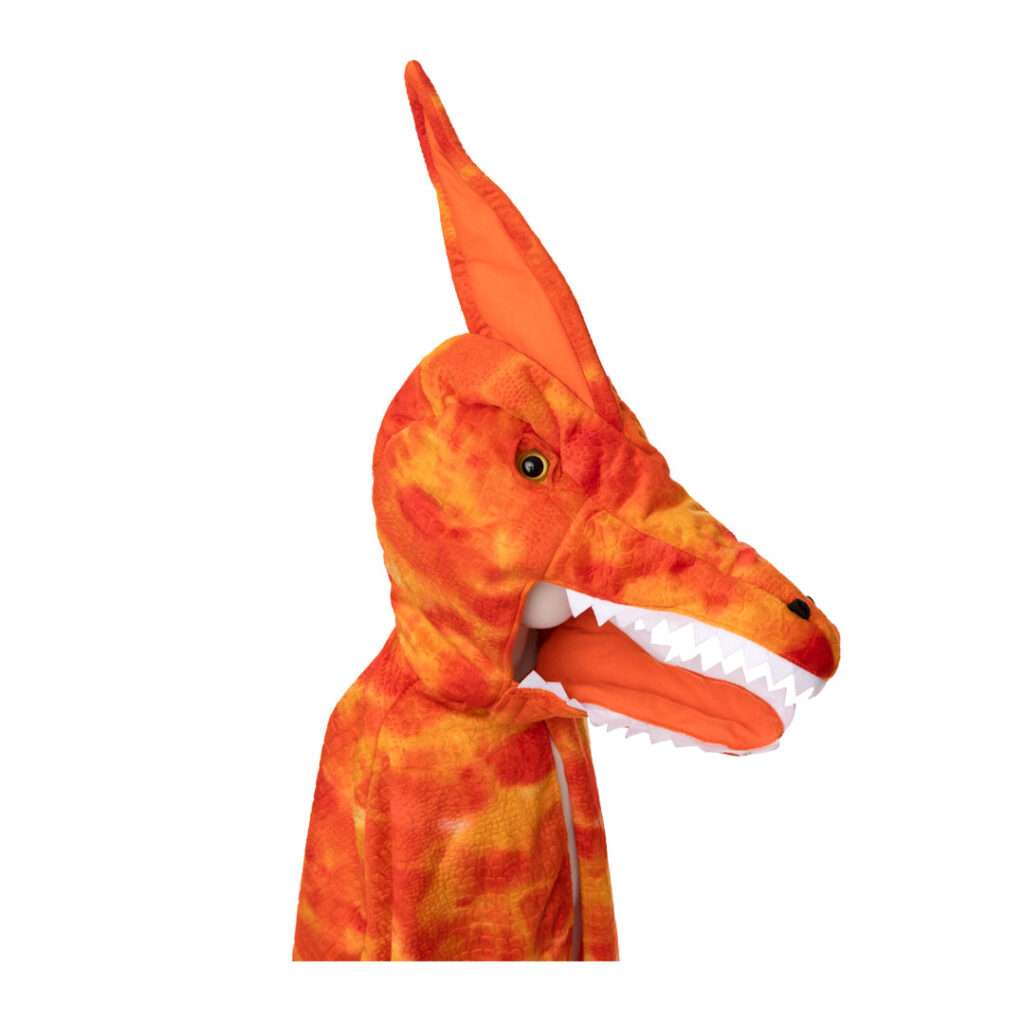 Great Pretenders Kostüm-Cape Dinosaurier Pterodactylus Orange