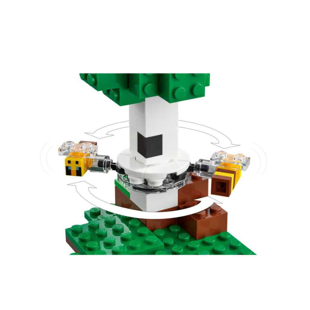 LEGO-Minecraft-Baustein-Set-21241-Das-Bienenhaeuschen-03