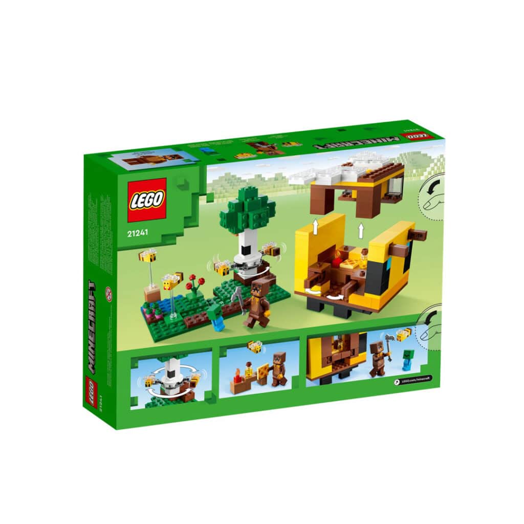 LEGO-Minecraft-Baustein-Set-21241-Das-Bienenhaeuschen-05