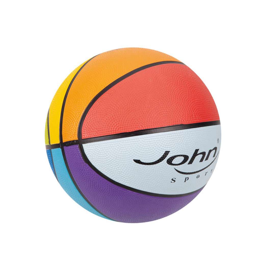 John-Ball-Basketball-Rainbow-Groesse-7-Sport-Freizeit