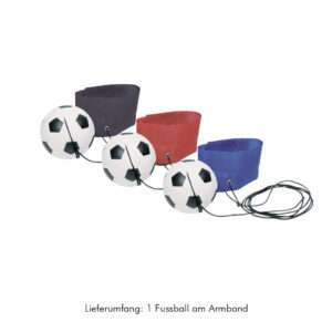 Goki-Fussball-am-Armband-mit-Elastikband