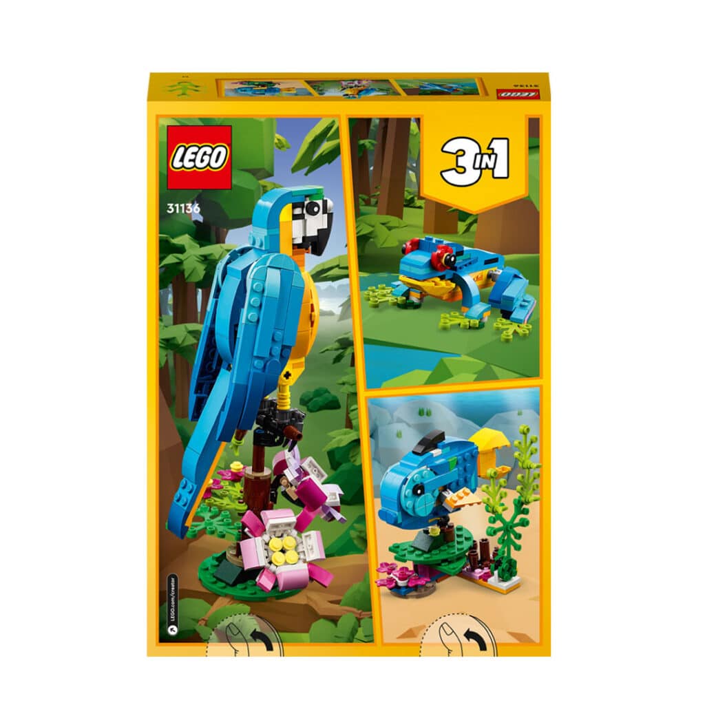 LEGO-Creator-3-in-1-31136-Exotischer-Papagei-02
