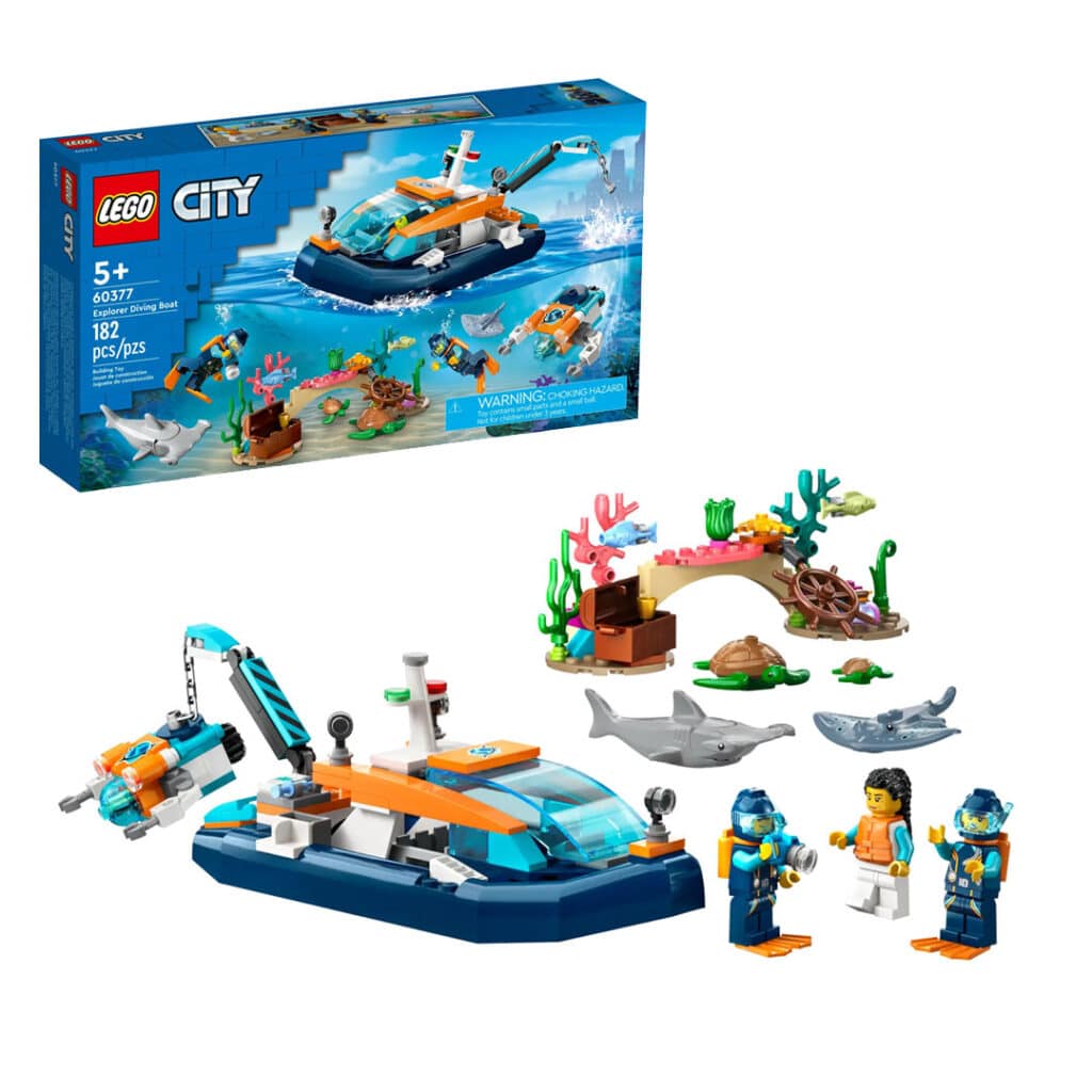 LEGO-City-60377-Meeresforscher-Boot