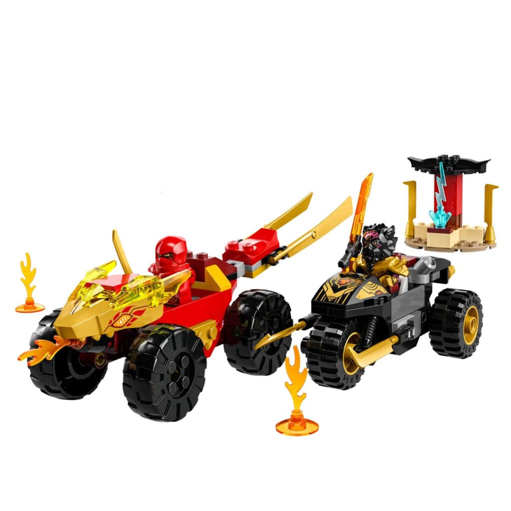 LEGO-Ninjago-71789-Verfolgungsjagd-mit-Kais-Flitzer-und-Ras-Motorrad-01