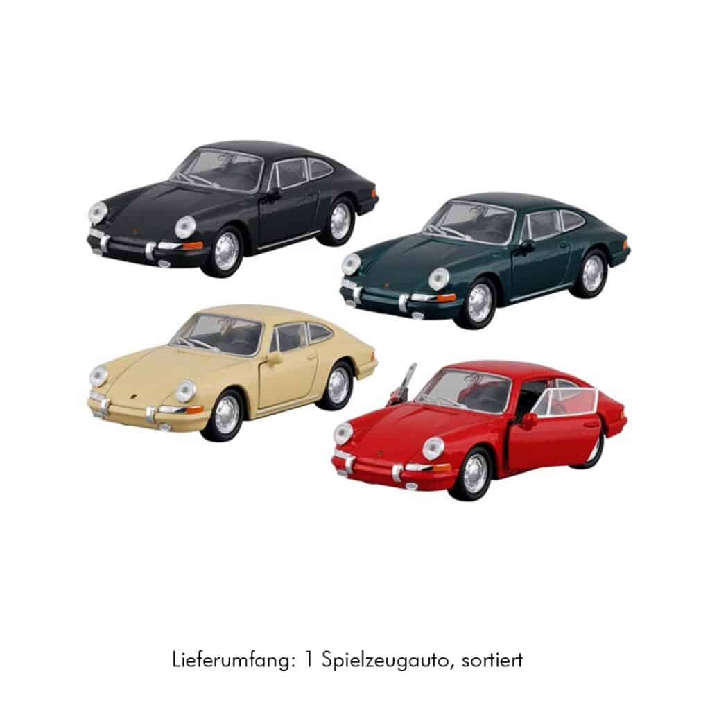 Goki-Spielzeugauto-Porsche-911-1964-aus-Spritzguss-mit-Rueckzugsmotor