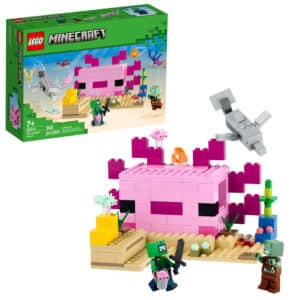 LEGO-Minecraft-Baustein-Set-21247-Das-Axolotl-Haus