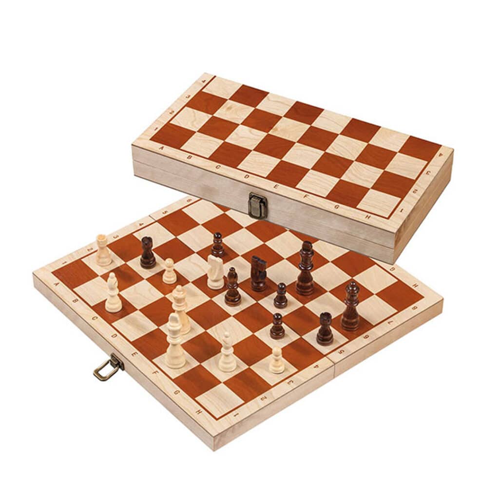 Philos-grosses-Schach-Spiel-aus-Holz-in-Kassette-Brettspiel