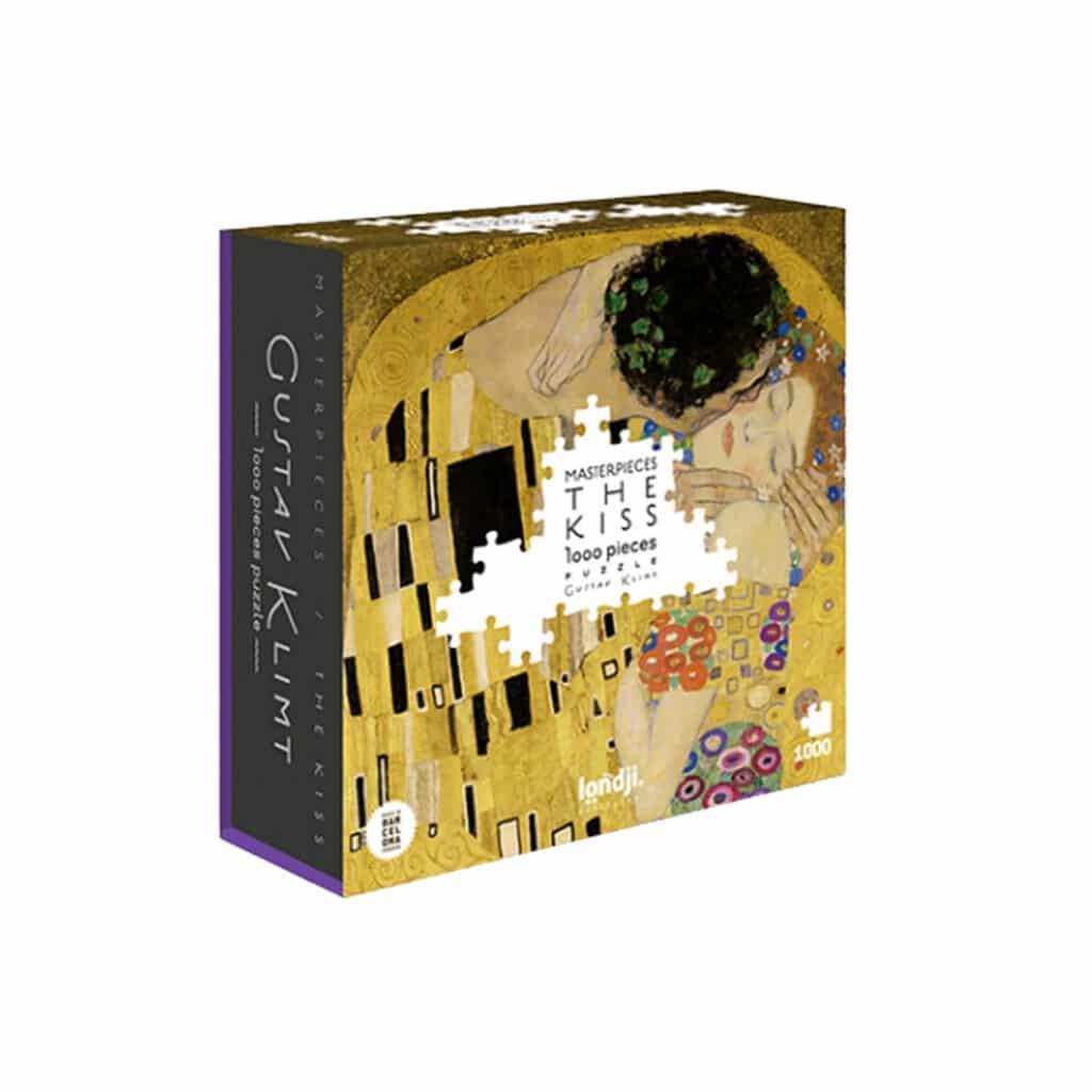 Londji-Kuenstler-Puzzle-Der-Kuss-Gustav-Klimt-1000-Teile