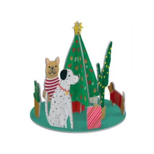 Roger-la-Borde-3D-Weihnachtsdekoration-Pop-n-Slot-Niedliche-Hunde-zum-Aufstellen-POP093