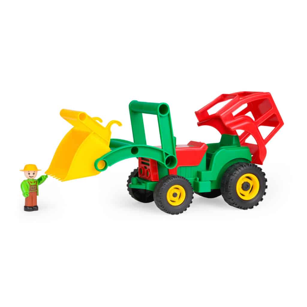LENA-Traktor-mit-Frontschaufel-Aktive-mit-Figur-04161-01