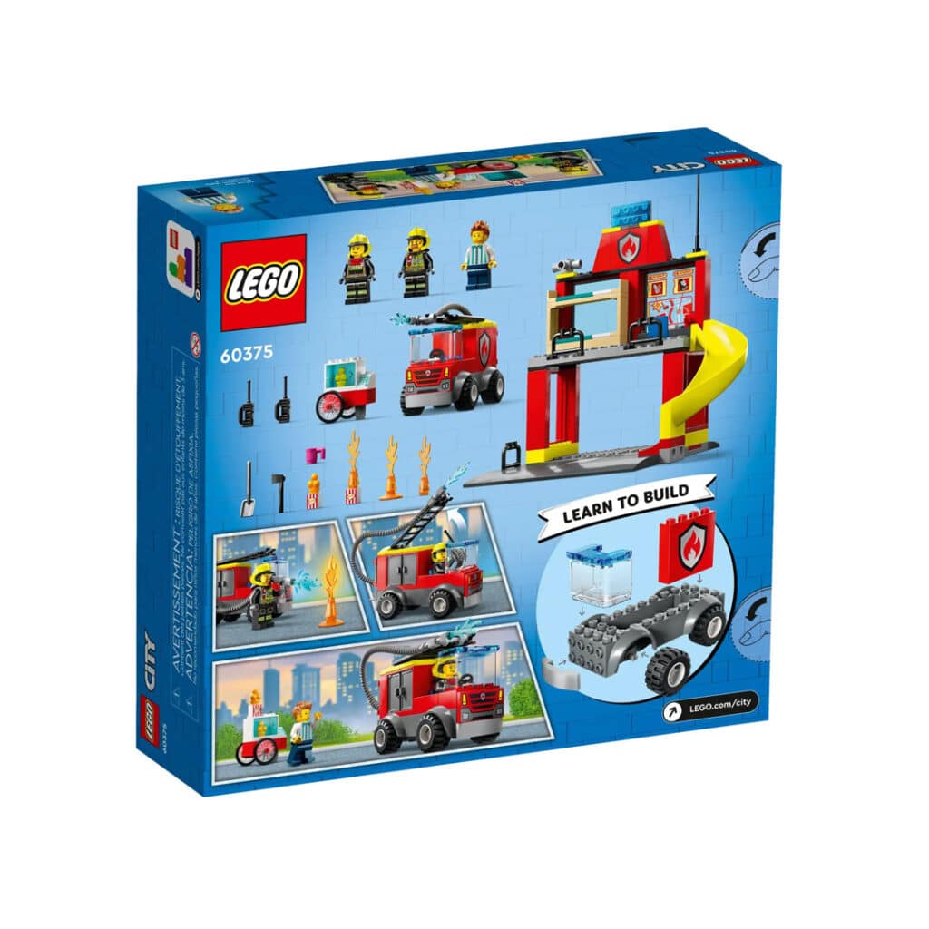 LEGO-City-60375-Feuerwehrstation-und-Loeschauto-03
