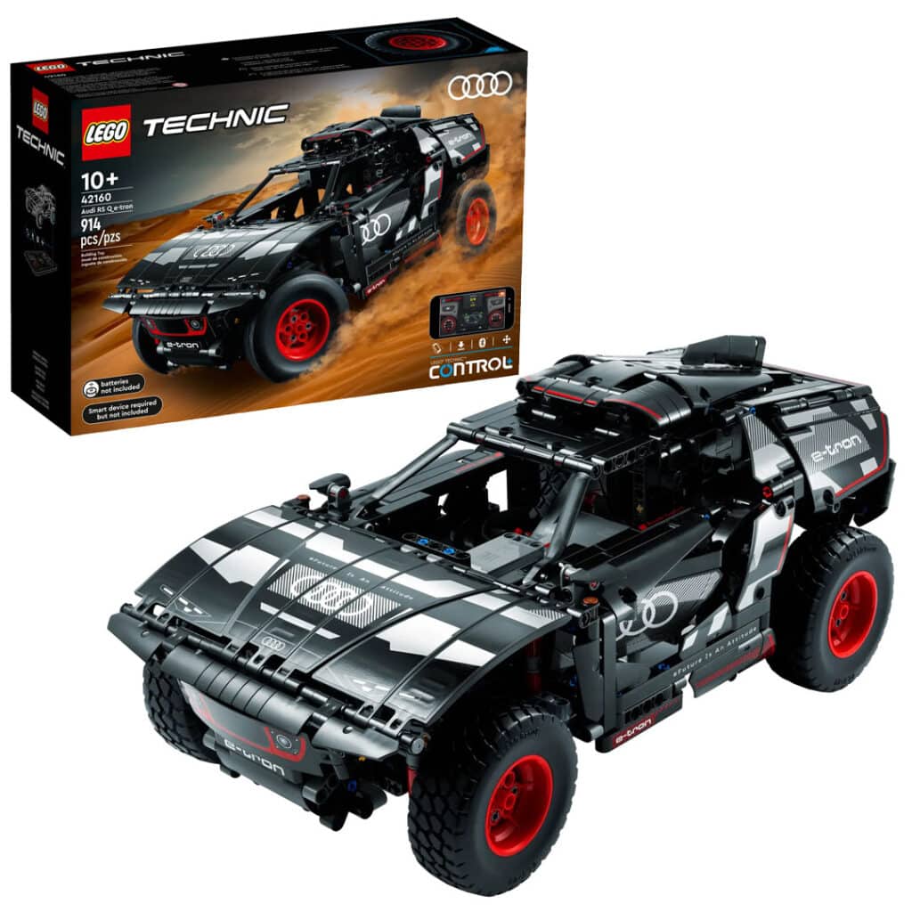 LEGO-Technic-42160-Audi-RS-Q-e-tron-Rallye-Auto-mit-Fernsteuerung