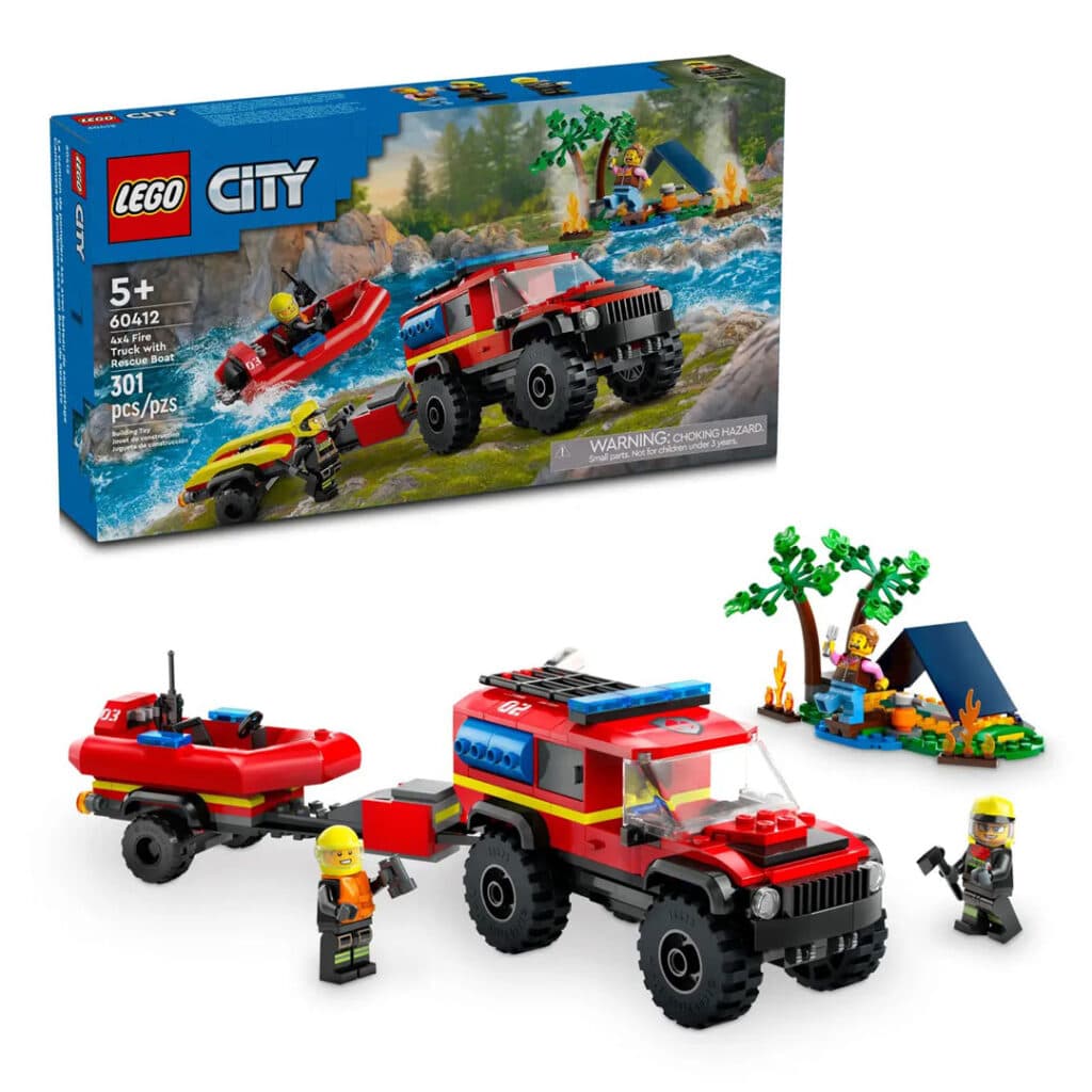 LEGO-City-60412--Feuerwehrgelaendewagen-mit-Rettungsboot