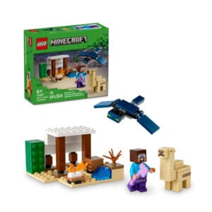 LEGO-Minecraft-Baustein-Set-21251-Steves-Wuestenexpedition