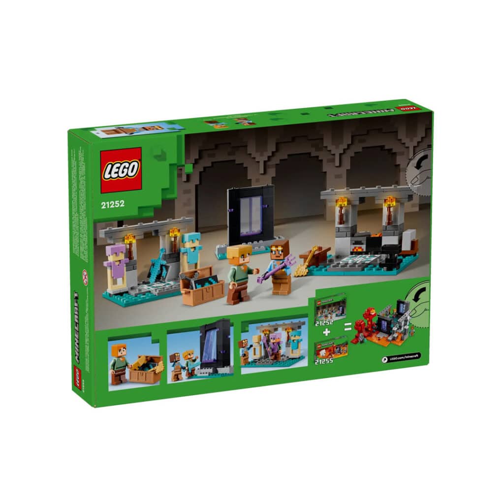 LEGO-Minecraft-Baustein-Set-21252-Die-Waffenkammer-02