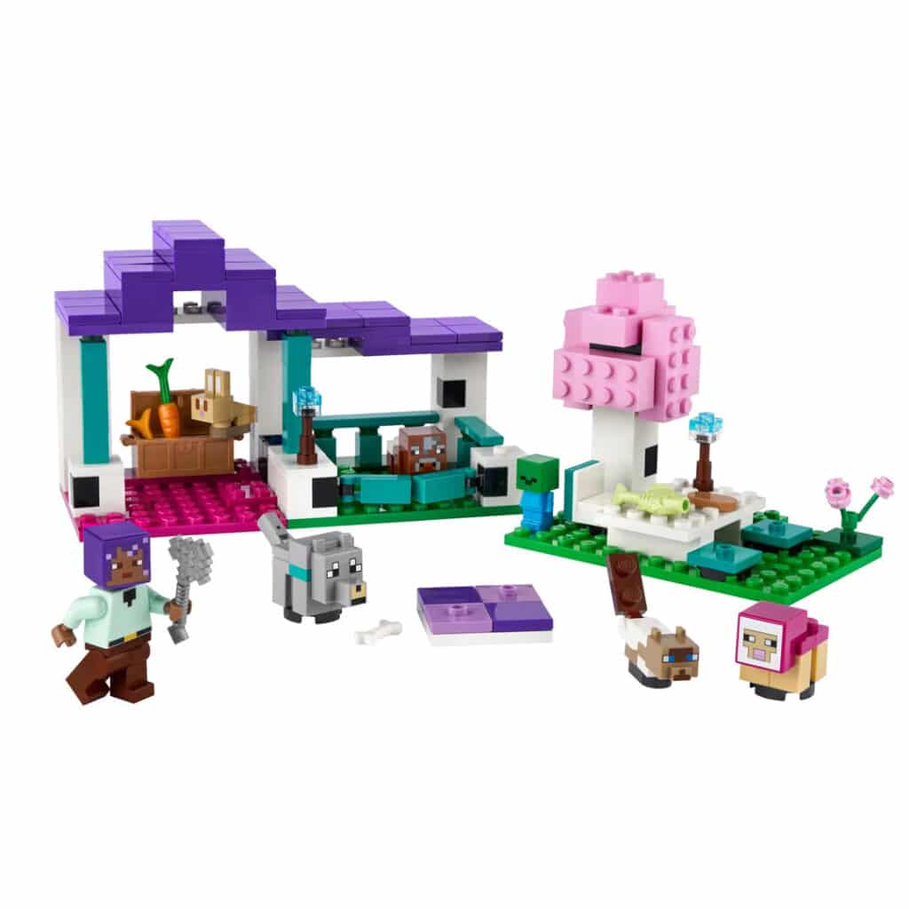 LEGO-Minecraft-Baustein-Set-21253-Das-Tierheim-01
