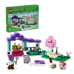 LEGO-Minecraft-Baustein-Set-21253-Das-Tierheim