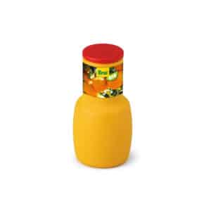 Erzi-Kaufladen-Kinderkueche-Zubehoer-Flasche-Orangensaft-aus-Holz