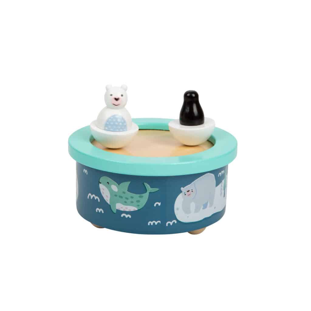 Small-Foot-Spieluhr-Musik-Spieldose-Magnet-Musikbox-mit-drehenden-Figuren-Arktis-Pinguin-und-Eisbaer-04