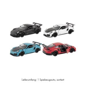 Goki-Spielzeugauto-Porsche-911-GT2-RS-aus-Spritzguss-mit-Rueckzugsmotor