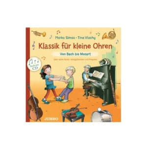 Jumbo-Verlag-Simsa-Klassik-fuer-kleine-Ohren-Von-Bach-bis-Mozart-Musikbilderbuch-mit-CD
